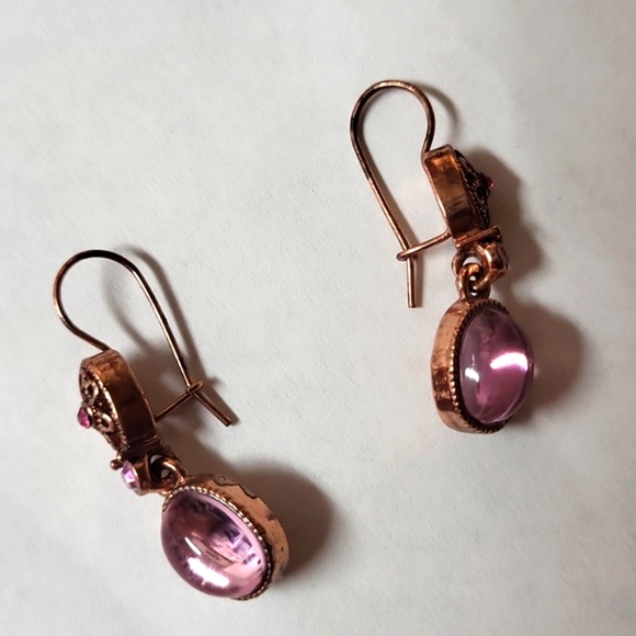 AVON Pink Necklace & Earring Set - Picture 9 of 12